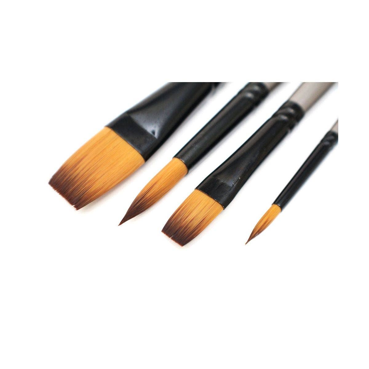 Gallery Series Brush Set Acrylic 4pc