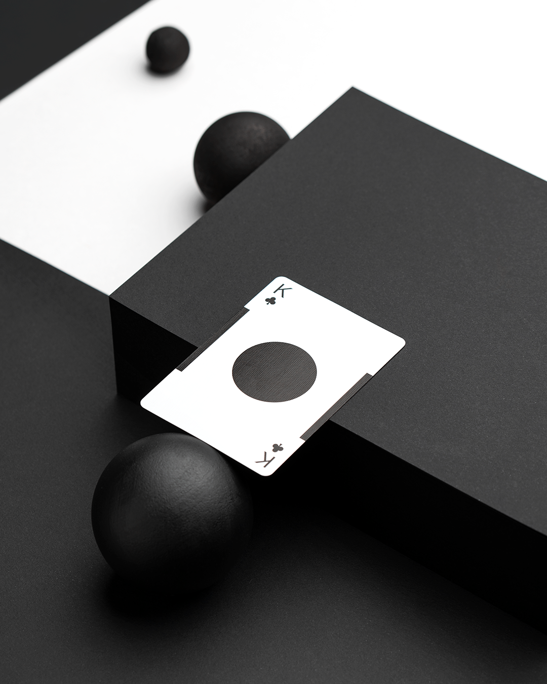 Eames Starburst Playing Cards Black