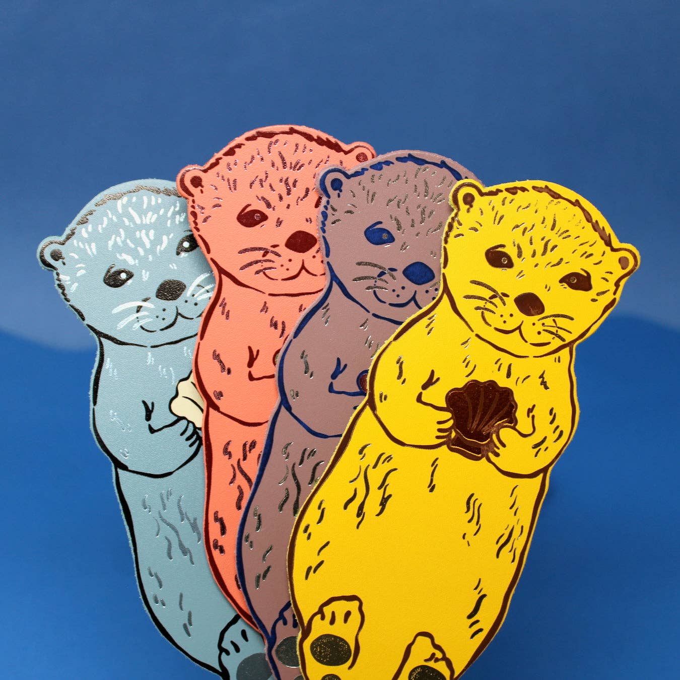 Otter Bookmark: Buttercup Yellow