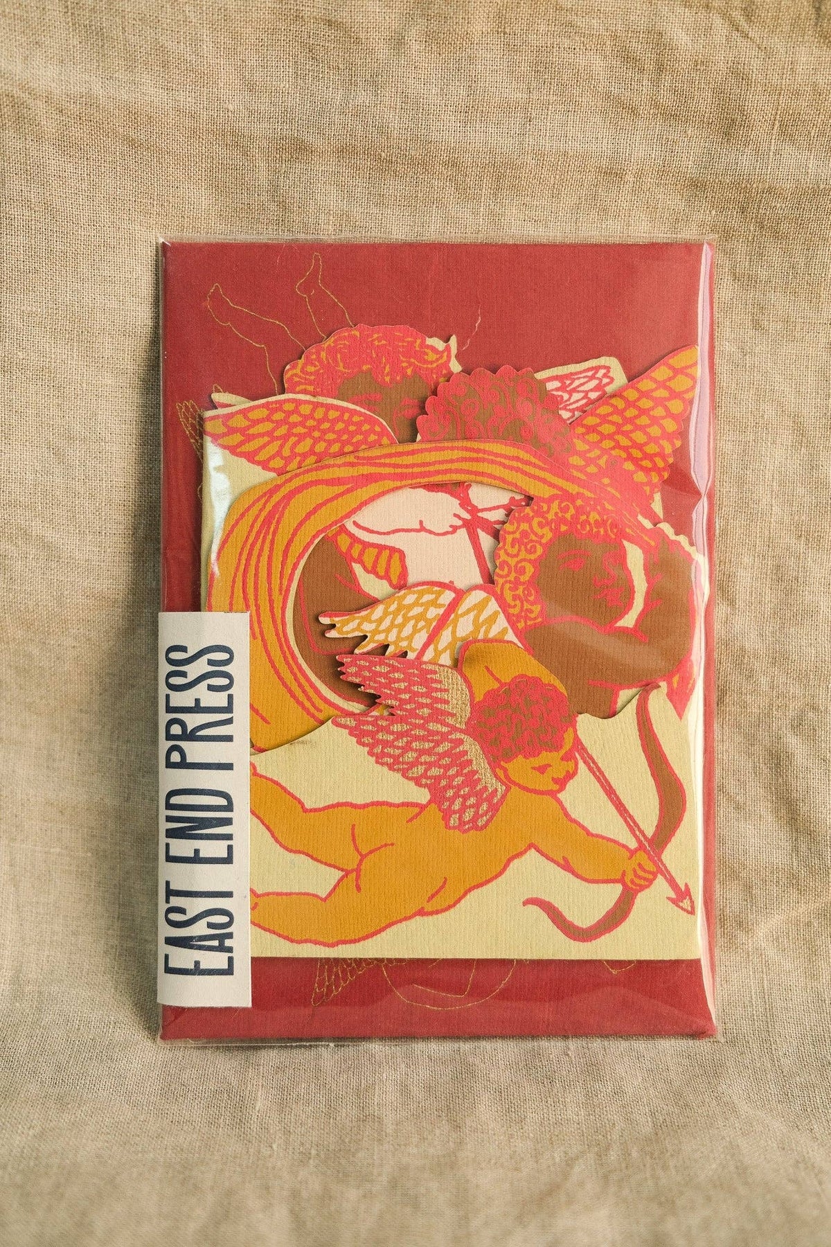 CUPID CONCERTINA GREETING CARD