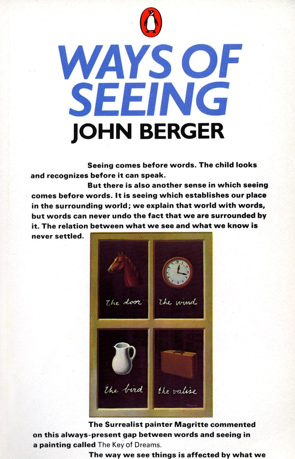 Ways of Seeing Berger, John