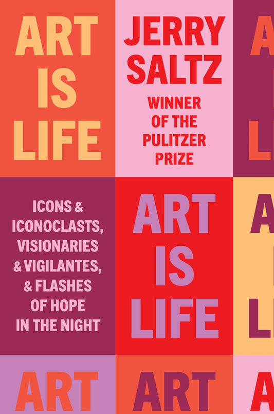 Art Is Life Jerry Saltz Icons and Iconoclasts, Visionaries and Vigilantes, and Flashes of Hope in the Night