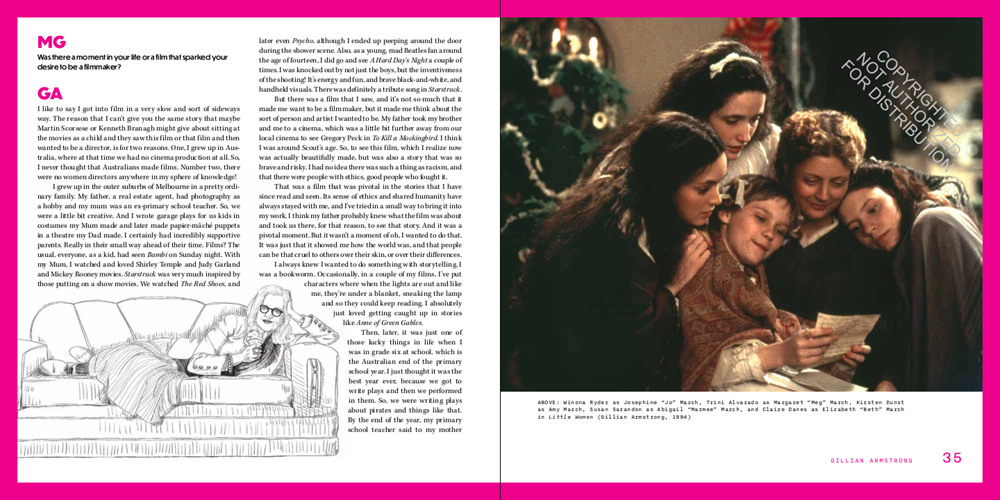 Cinema Her Way : Visionary Female Directors in Their Own Words
