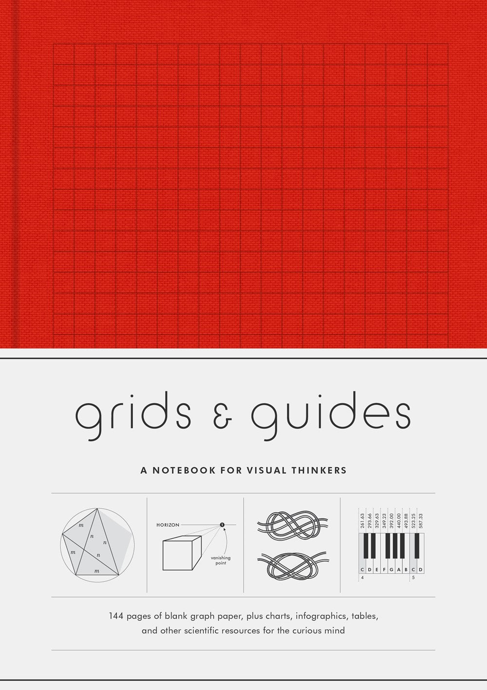 Grids & Guides (Red) : A Notebook for Visual Thinkers