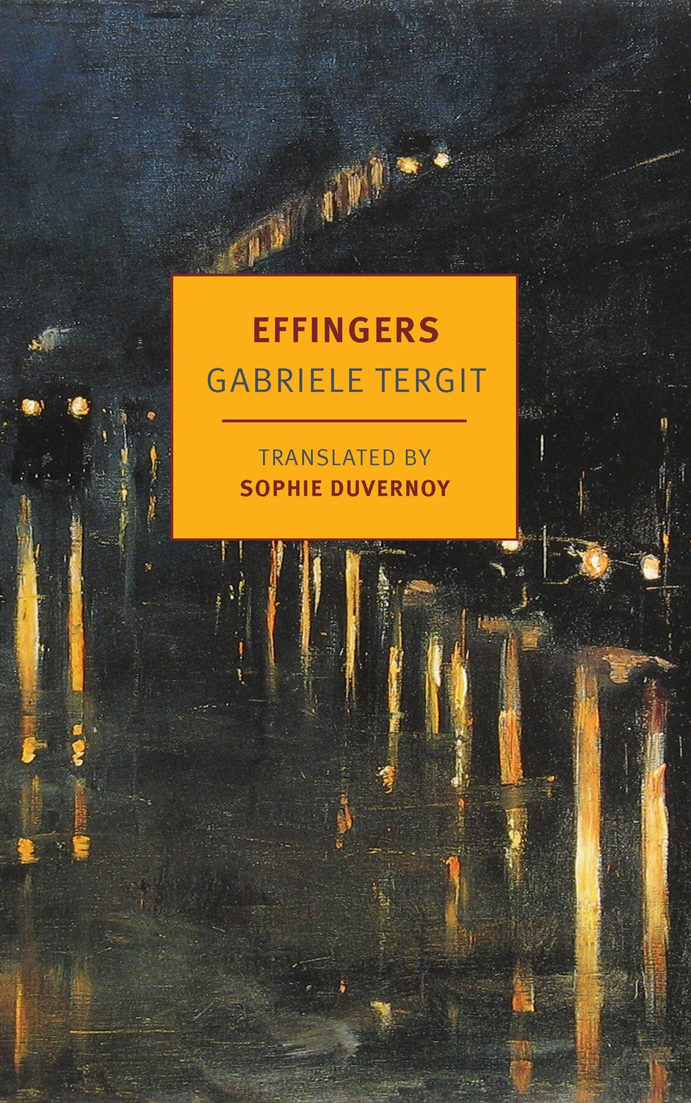 Effingers   Gabriele Tergit (NYRB)