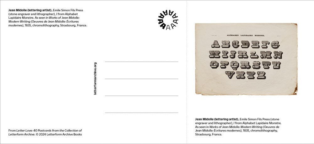 Letter Love: 40 Postcards from the Collection of Letterform Archive