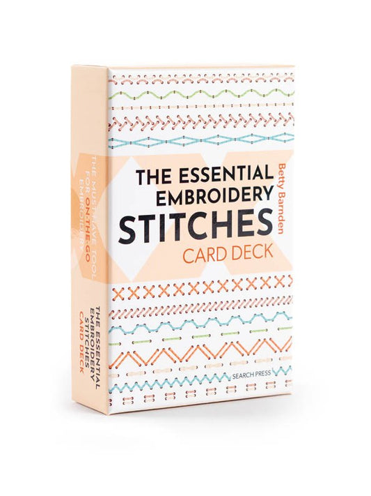 Essential Embroidery Stitches Card Deck