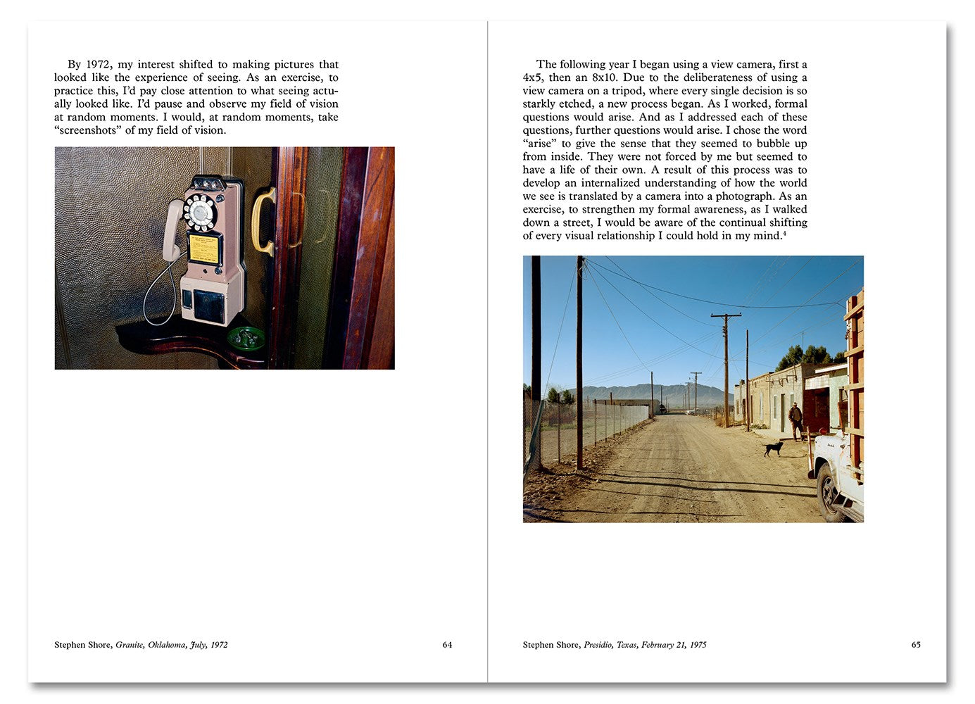 Modern Instances: The Craft of Photography (Expanded) Stephen Shore