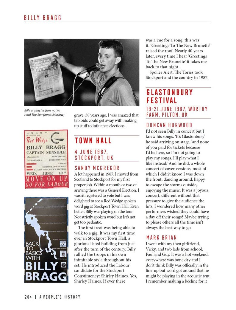 Billy Bragg:  A People's History