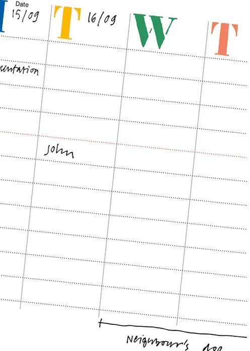 Herb Lester Weekly Desk Planner