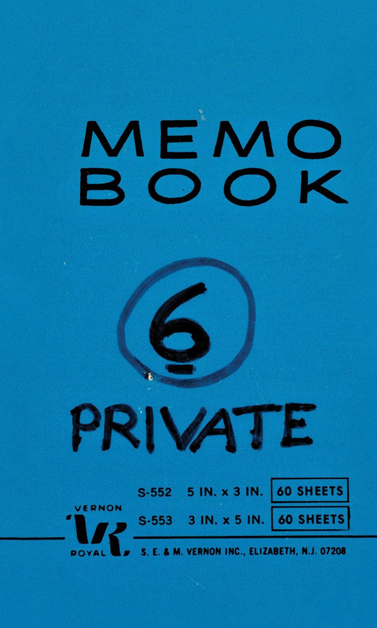 Lee Lozano: Private Book 6 LOZANO LEE
