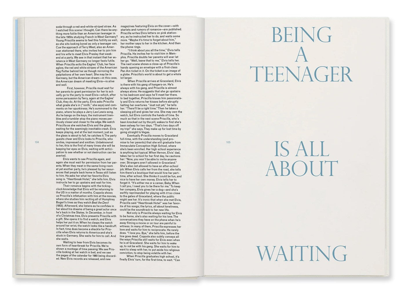 Priscilla Screenplay Book: Sofia Coppola