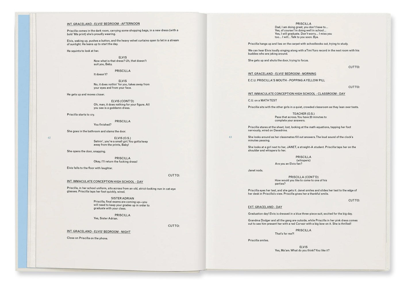 Priscilla Screenplay Book: Sofia Coppola