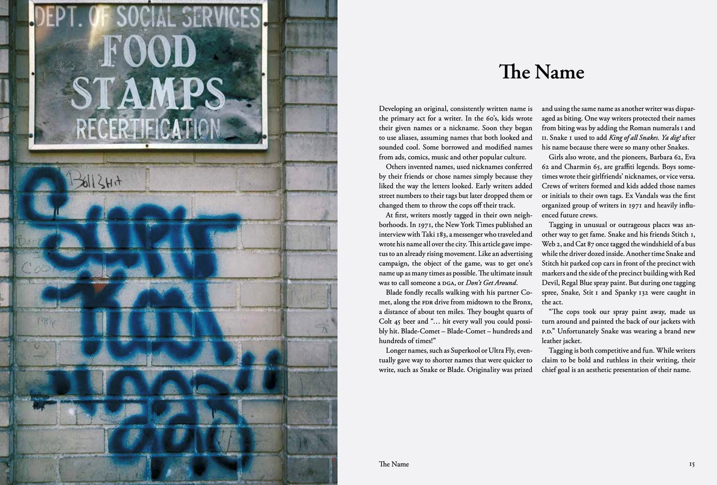 Tag Town: Evolution of New York Graffiti Writing 1963-1982 Cooper