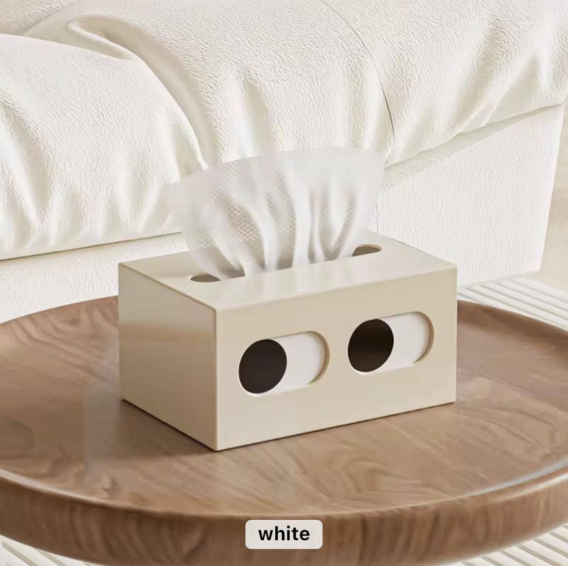 Tissue Box Holder with Retro Toaster Design: Red