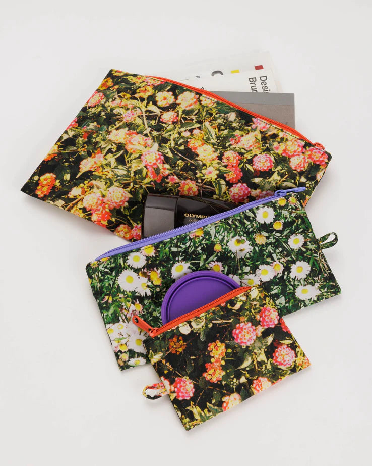 Baggu Flat Pouch Set of 3