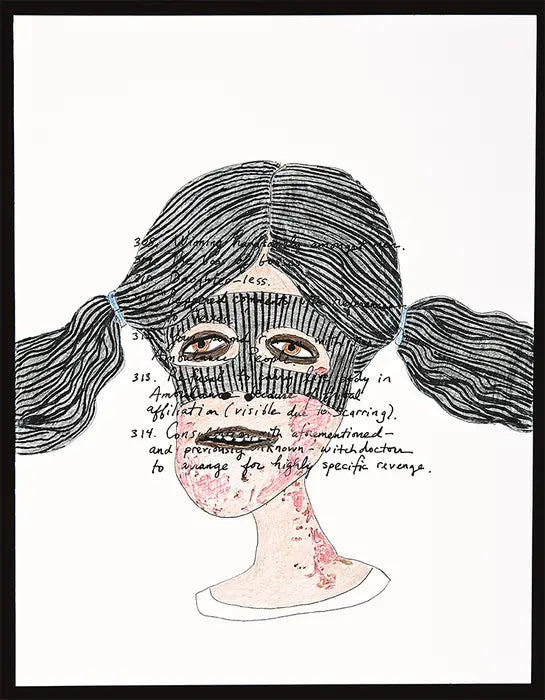 Is anything the matter? Drawings by Laylah Ali