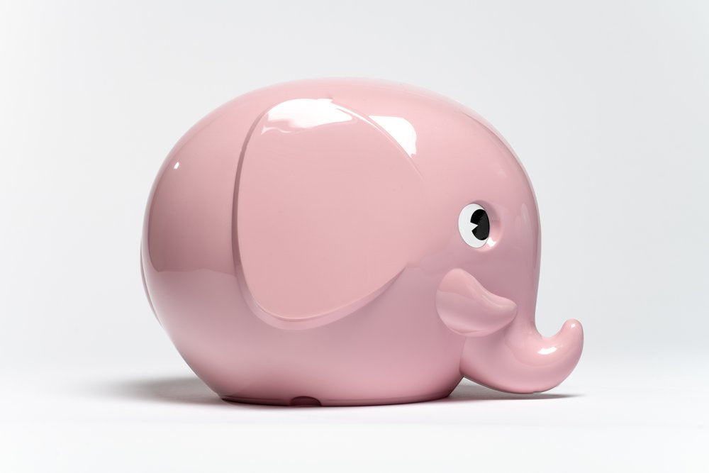 Bank elephant money box