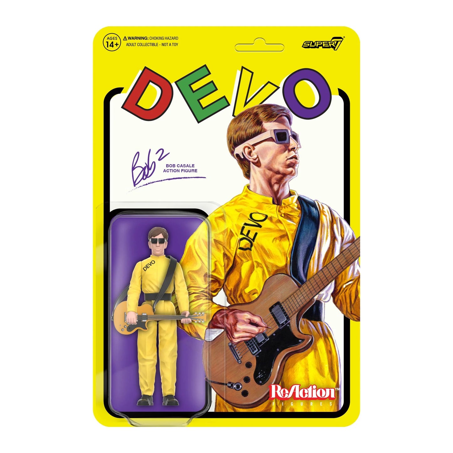 Super7 Devo ReAction Figure Wave 2 Bob 2 (Satisfaction)