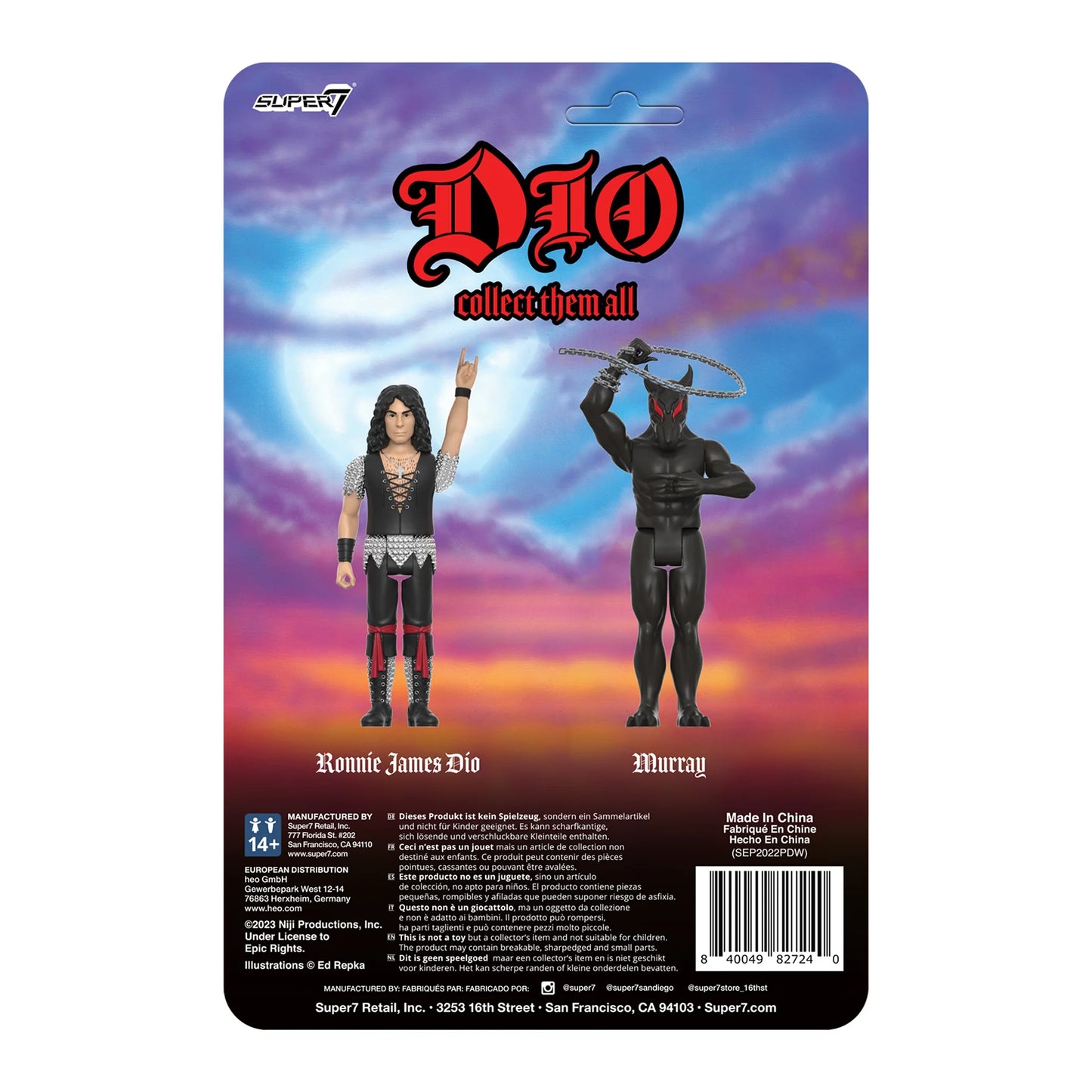 Super7 Dio ReAction Figure Ronnie James Dio