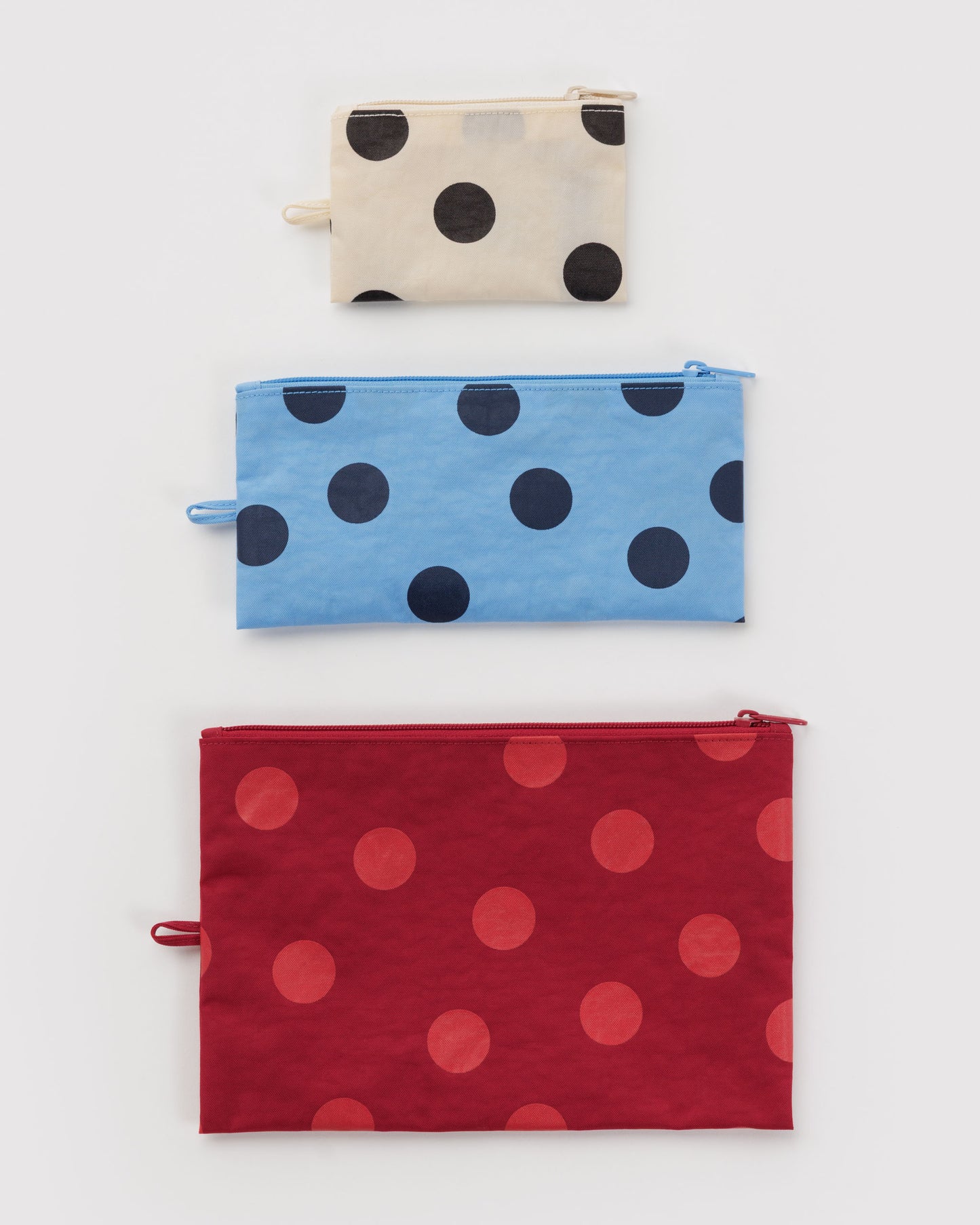 Baggu Flat Pouch Set of 3