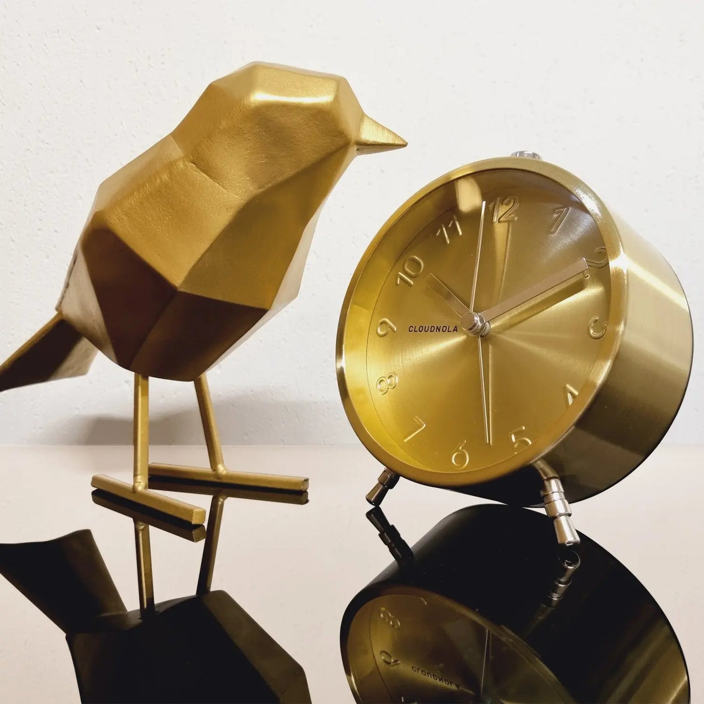 Alarm Clock Glam Gold