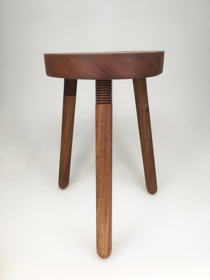 Stool Lumber Club Marfa Tall Mahogany