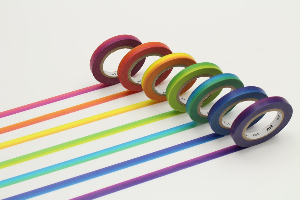 7 Rainbow Tape in Rainbow Box