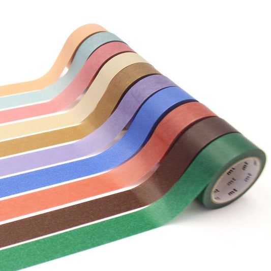 Washi Tape Boxed Set of 10 - Light Colors