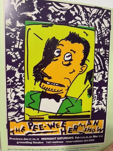 Dummy Zine Issue 1 The Art of Pee Wee's Playhouse