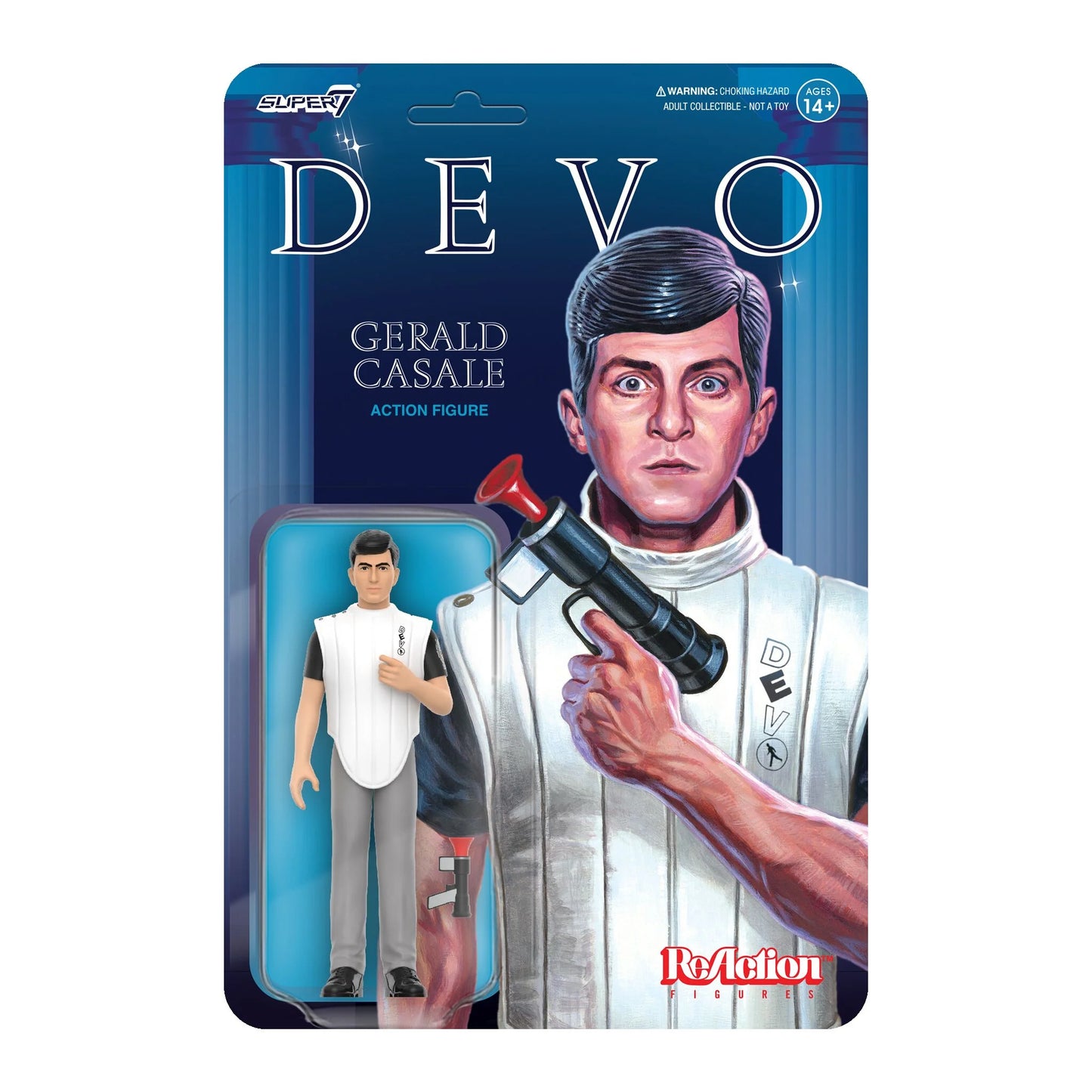 Super7 Devo ReAction Figure Wave 3 Gerald Casale (New Traditionalists)