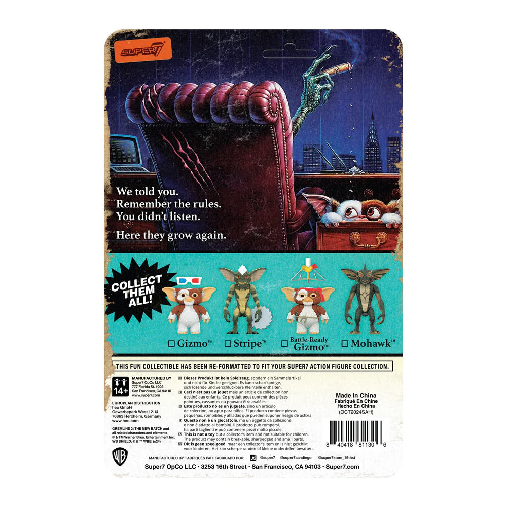Gremlins ReAction Figures Wave 02 - Gizmo (Battle Ready)