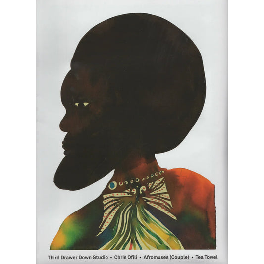 Tea Towel Afromuses Couple (Man) Chris Ofili