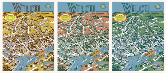 Screen Print WILCO – PORT CHESTER 2023 by Ryan Duggan
