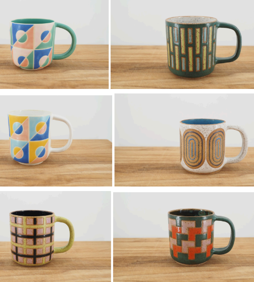 Small Mug Christine Dippold Pottery misc designs