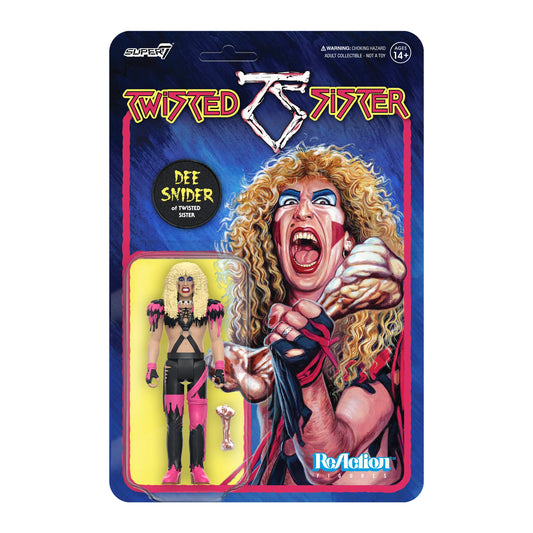 Super7 Twisted Sister ReAction Figure Dee Snider