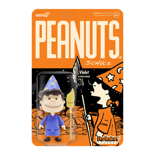 Super7 Peanuts ReAction Figure Wave 4 Witch Violet