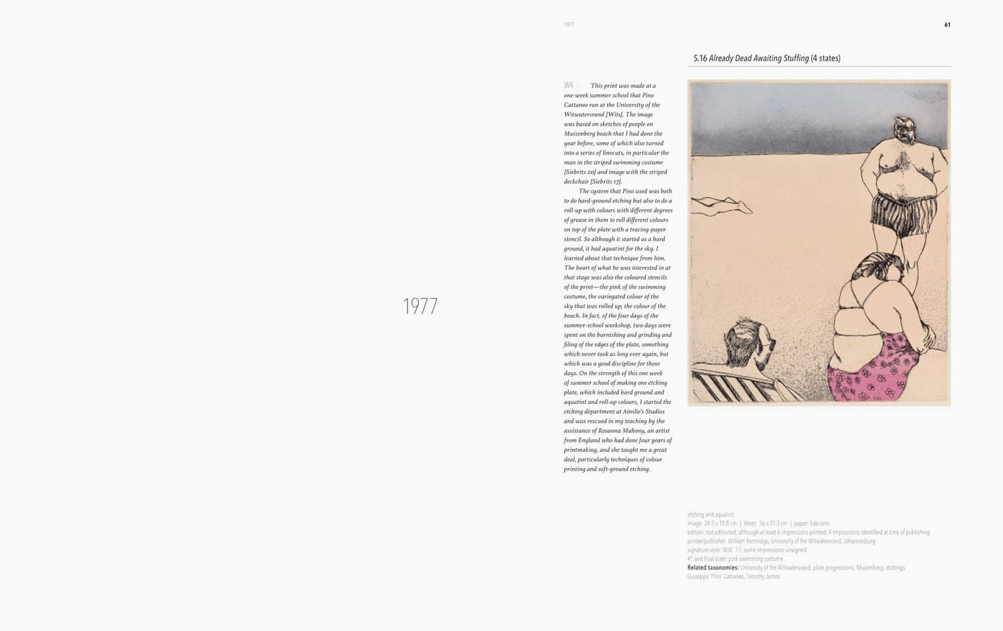 William Kentridge: Catalogue Raisonné Volume 1 Kentridge, William