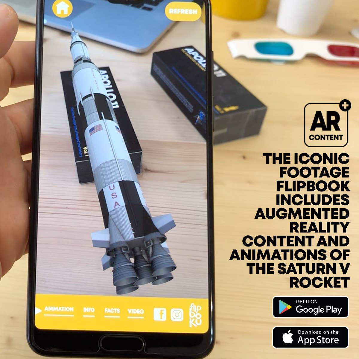 Apollo 11 Flipbook - Vol 1 - The Iconic Footage