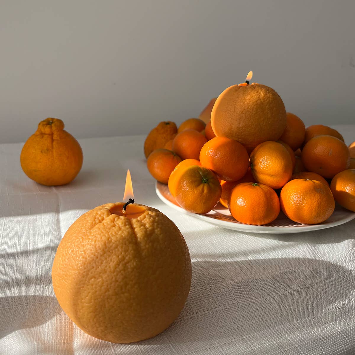 Large Orange Candle: Orange / Blood Orange / Single Orange