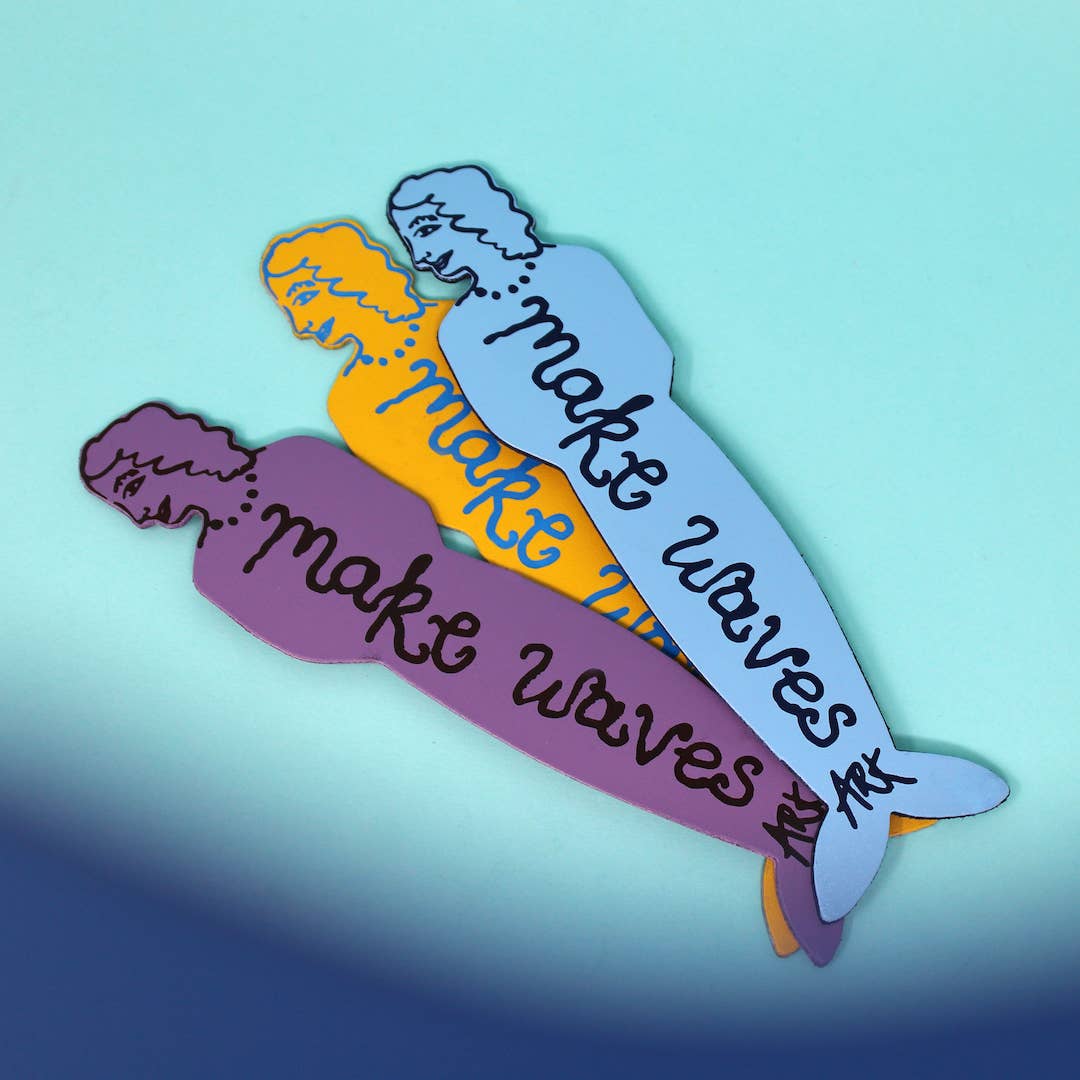 Mer-Woman Bookmark: Pale Blue