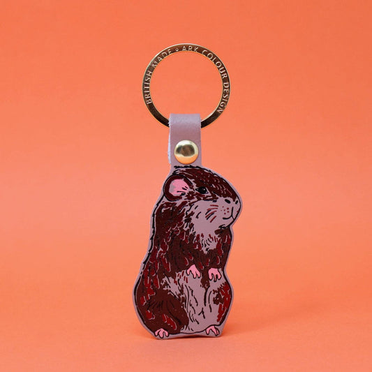 Guinea Pig Keyring: Nude