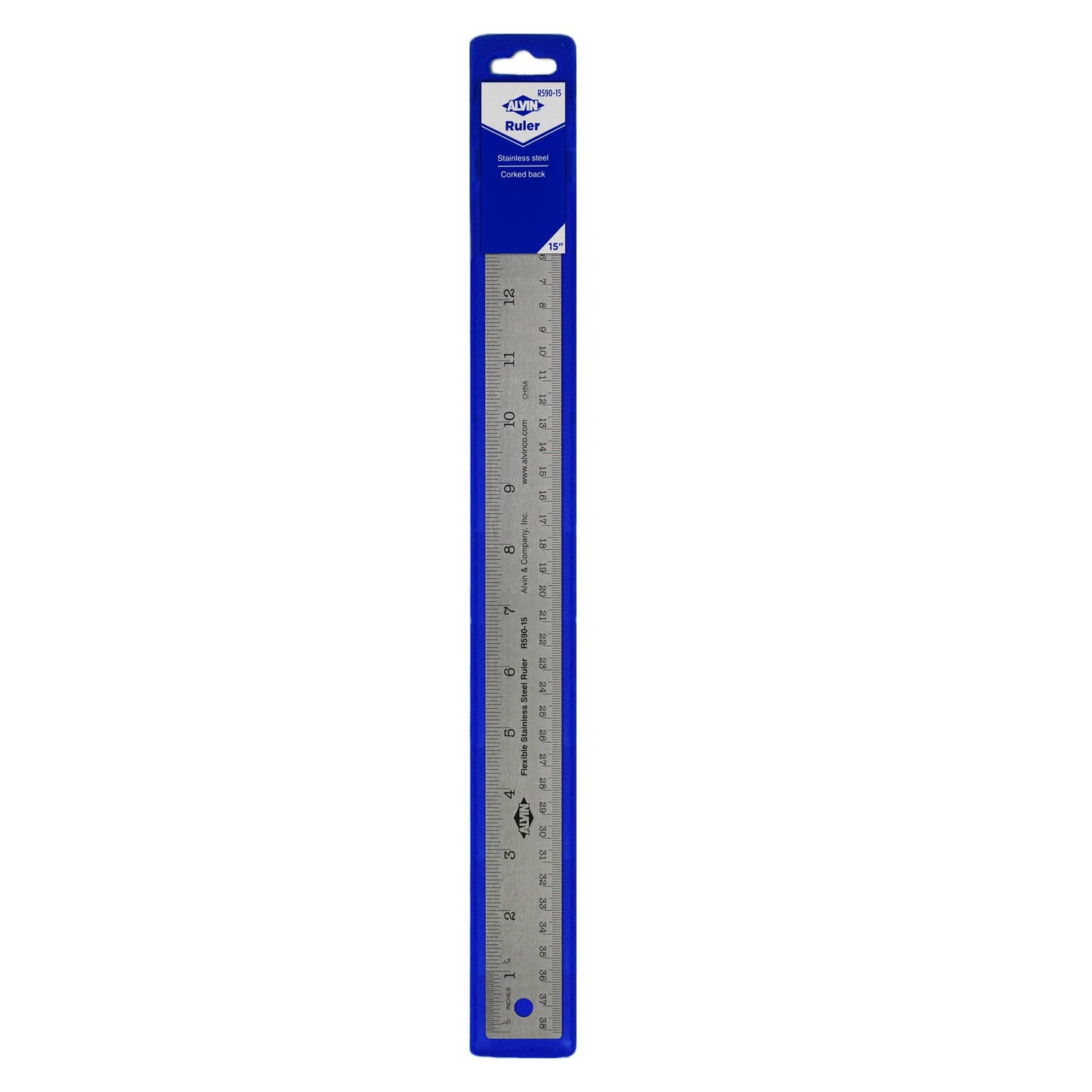 STAINLESS STEEL FLEX RULER*: 18in