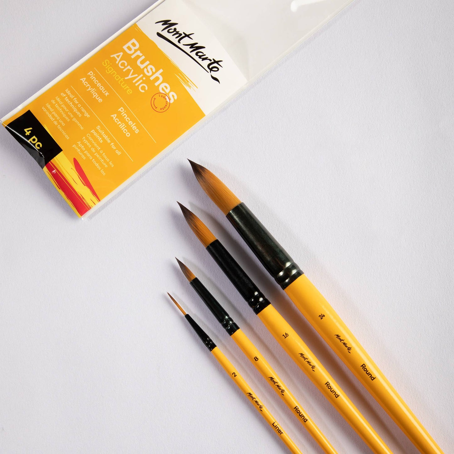 Acrylic Brushes Signature 4pc