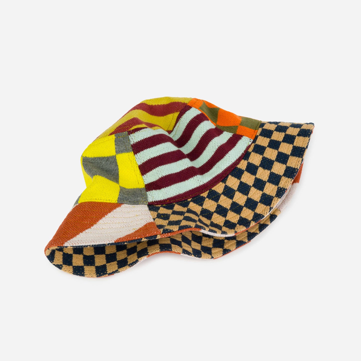Pattern Patch Bucket Hat: Desert