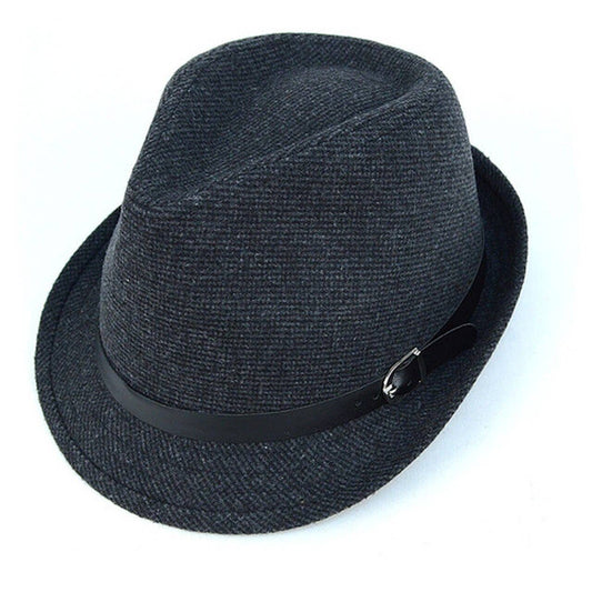 Fall/Winter Poly/Cotton Westend Trilby Fedora Hats: Grey / L/XL