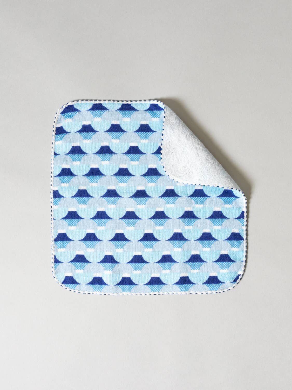 Haikara Little Handkerchief - Fuji, Blue