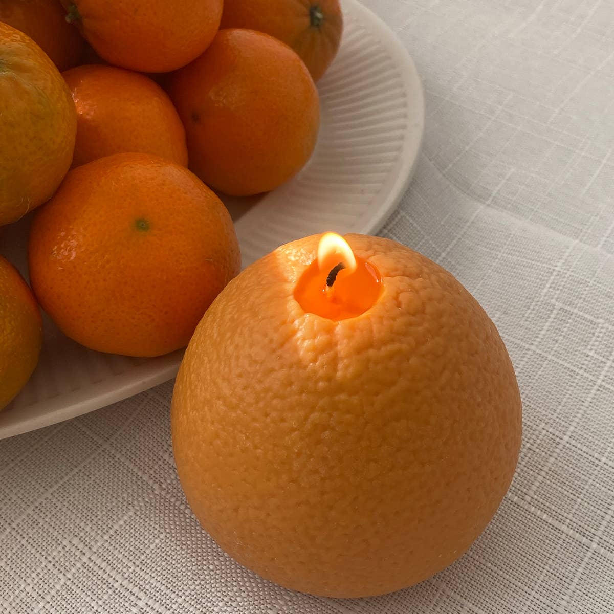 Large Orange Candle: Orange / Blood Orange / Single Orange