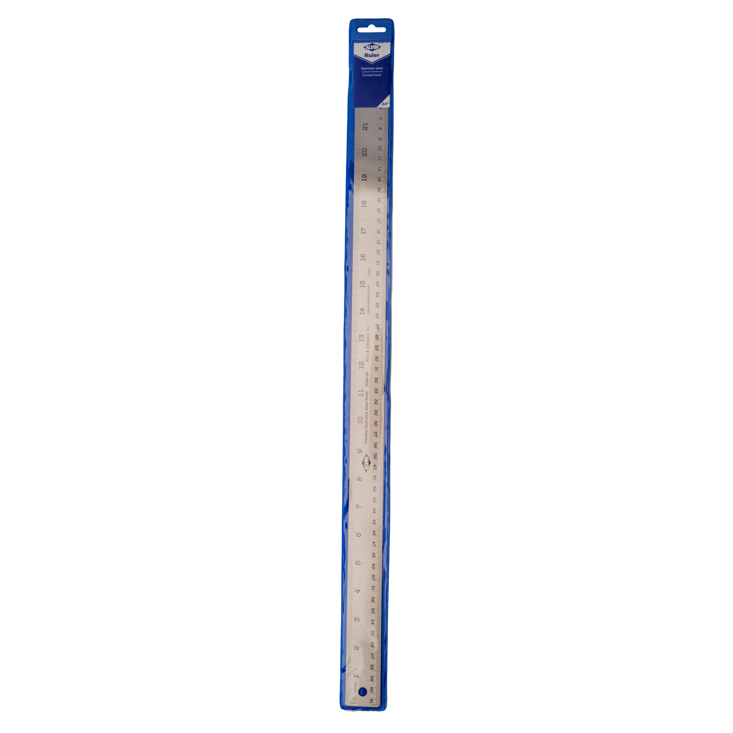 STAINLESS STEEL FLEX RULER*: 18in