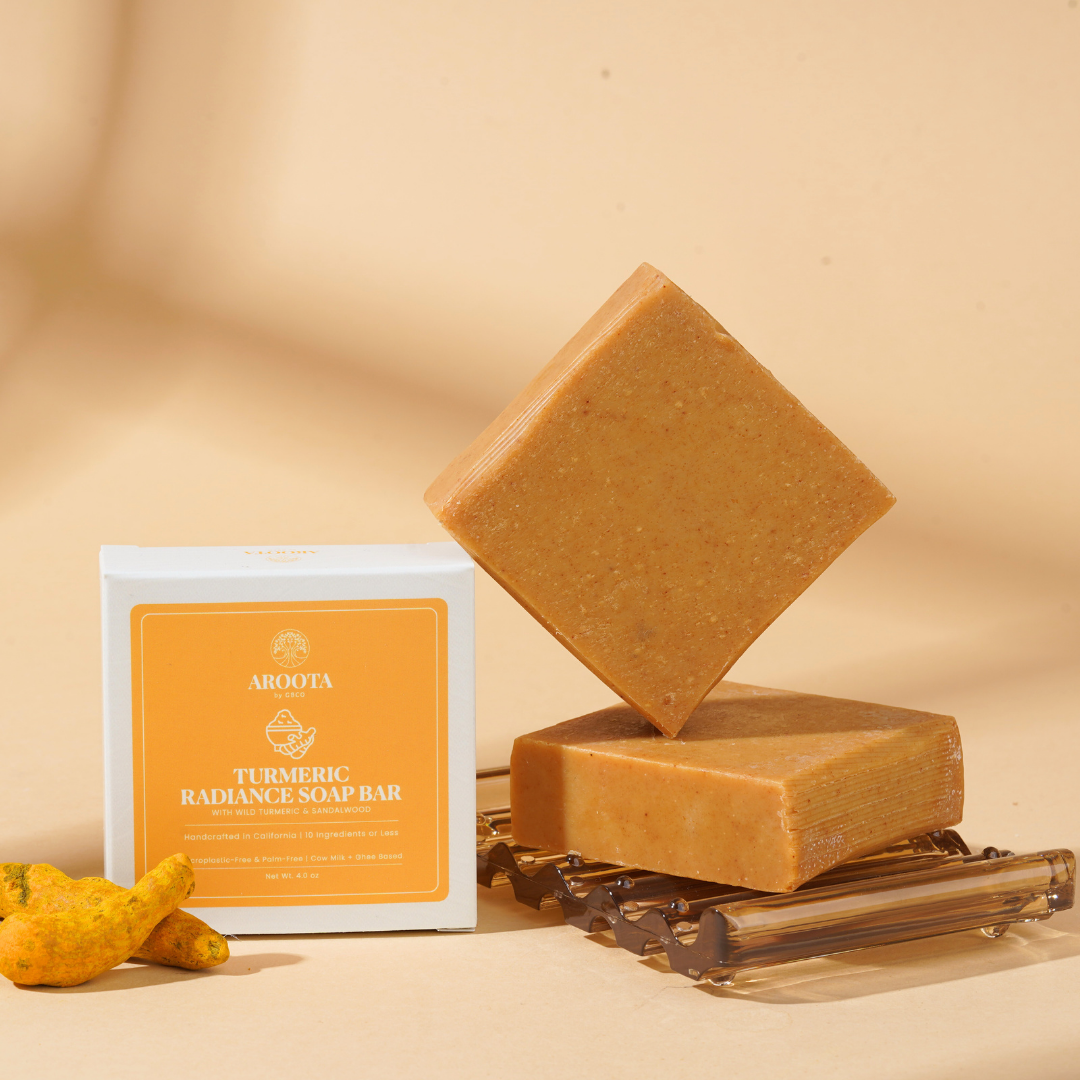 Turmeric Soap with Cow-Milk & GHEE I Skin Brightening Soap